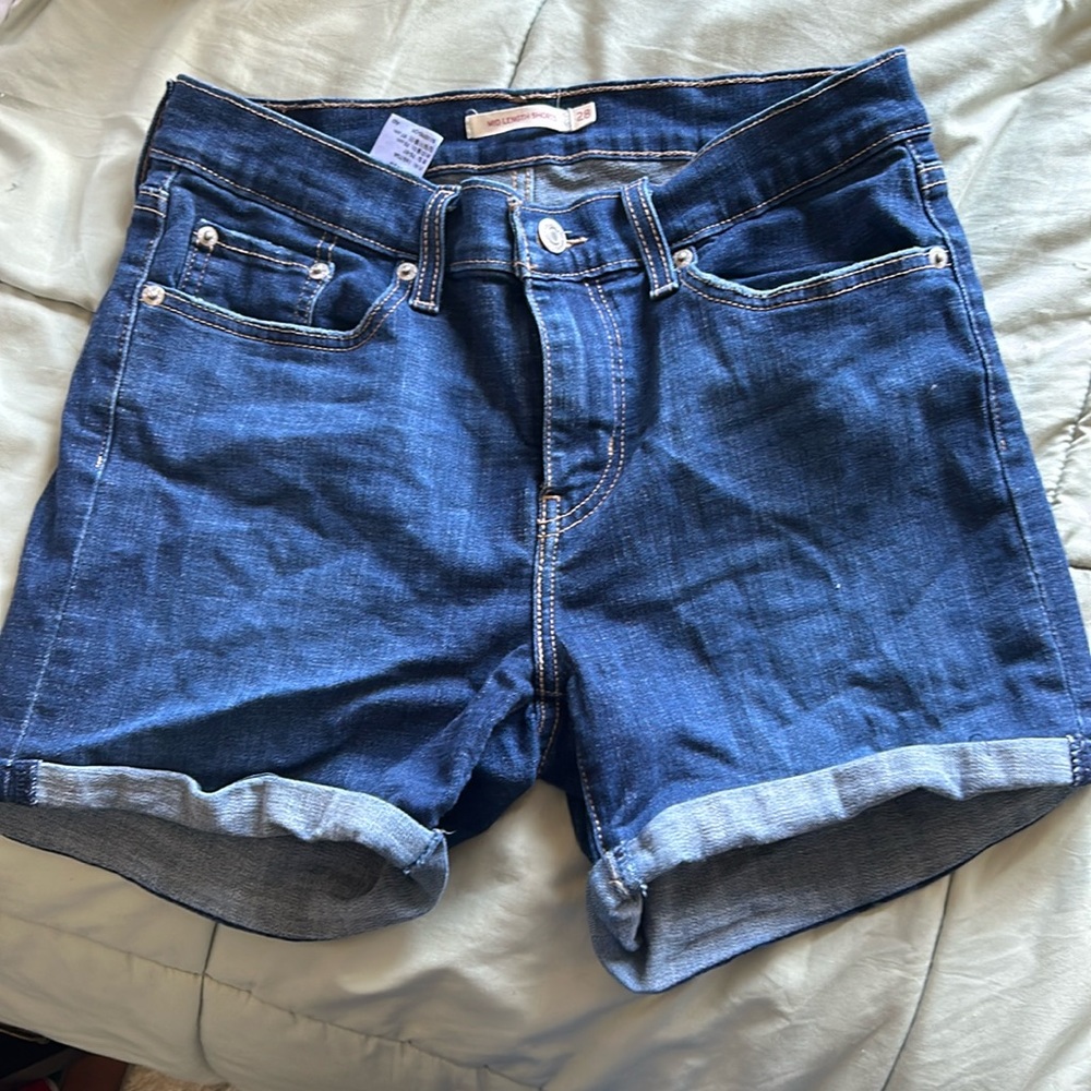 Levis Mid Length Shorts